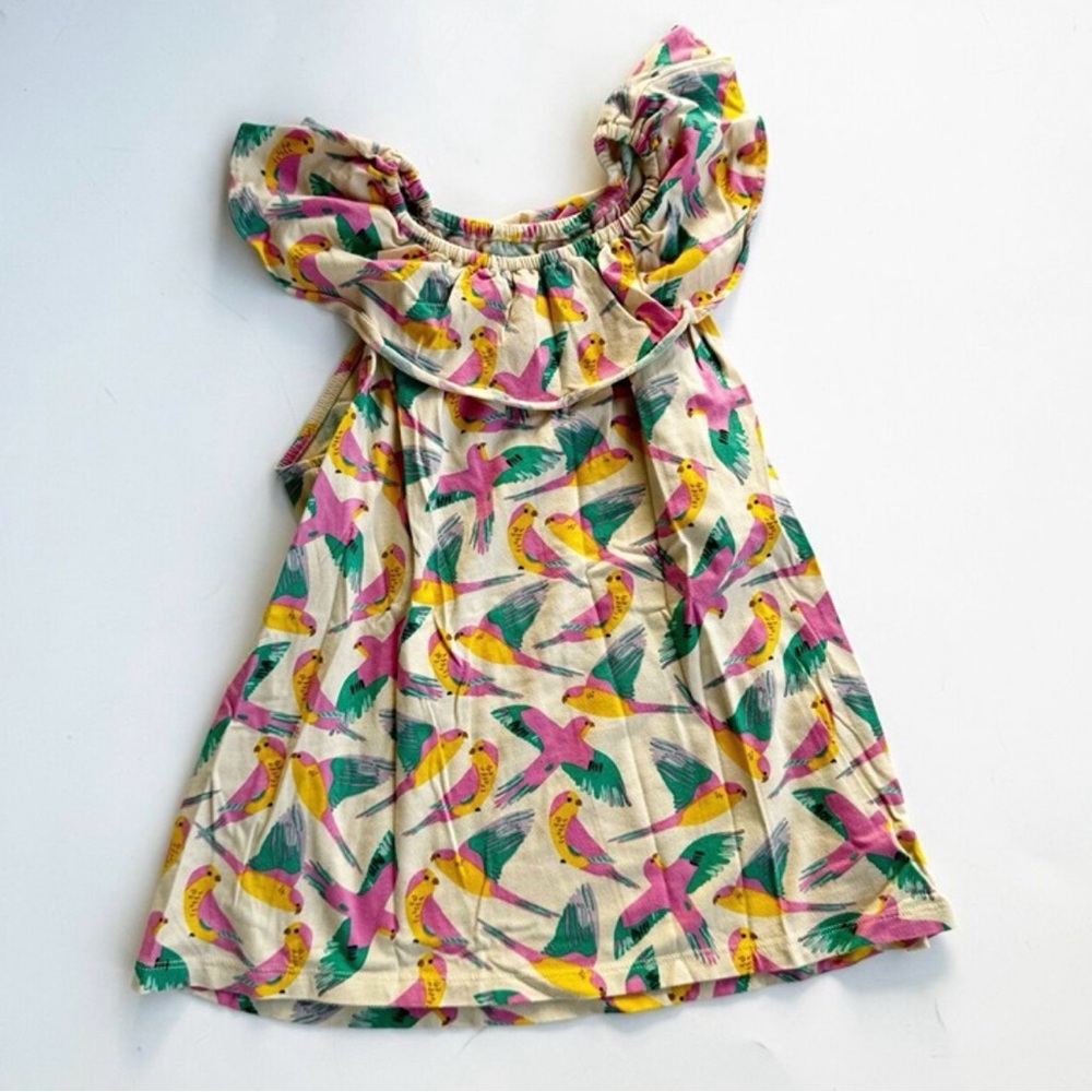 Tea Collection Multicolor Bird Print Kids Top